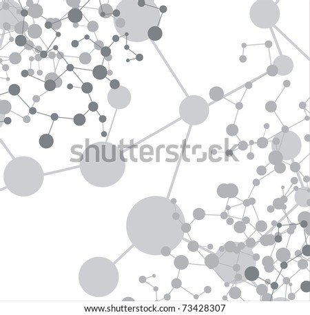 Molecule Background Stock Vector 73428307 : Shutterstock