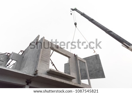 Similar – Image, Stock Photo Prefabricated concrete housing estate