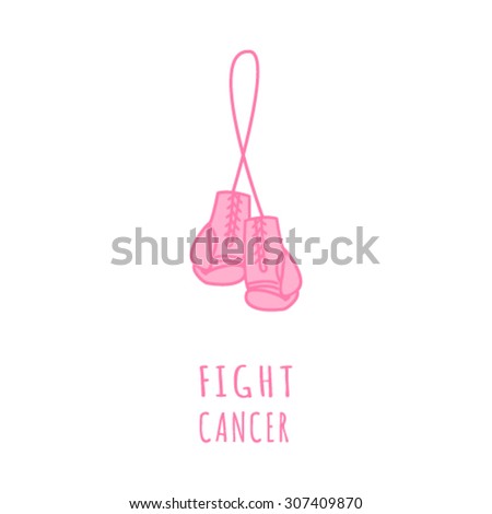 Breast Cancer Awareness Month Banner. Logo for poster. Message for women. Check yourself.