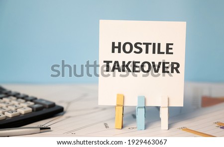 Similar – Image, Stock Photo hostile takeover