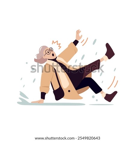 Similar – Image, Stock Photo The ice season falls into the water
