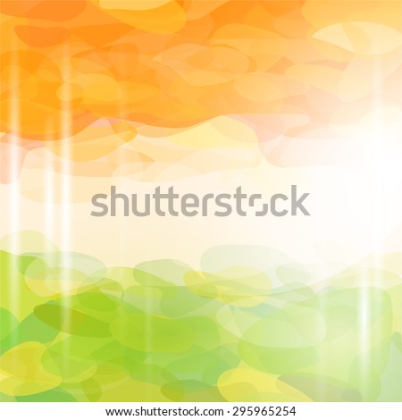 Abstract background, watercolor imitation. Paint shiny wallpaper. Tricolor design element.