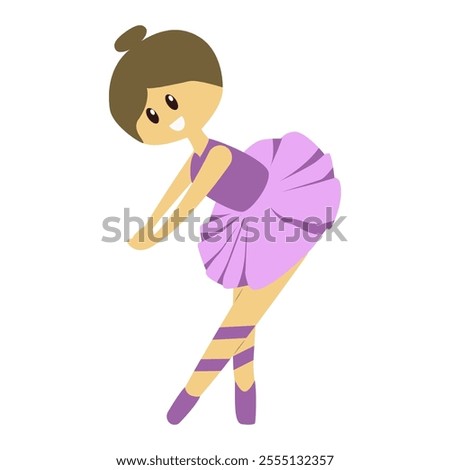 Similar – Image, Stock Photo Young smiling ballerina in black dress sitting on a park bench.