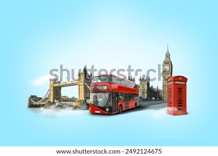 Similar – Image, Stock Photo Big Ben and the Houses of Parliament at dawn. London. England.