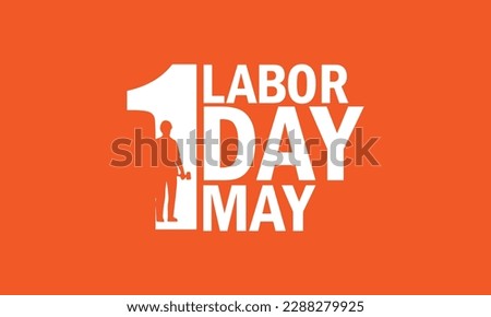 Greeting for International Labor Day, International Labor Day greeting vector design