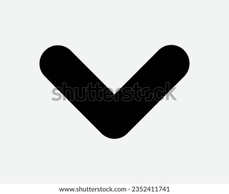 Arrow Down Icon Point Pointer Download Under Underneath Below South Navigation Position Direction Path Black White Shape Vector Clipart Sign Symbol