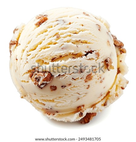 Similar – Image, Stock Photo Ice cream scoop in spoon and waffle cones on table