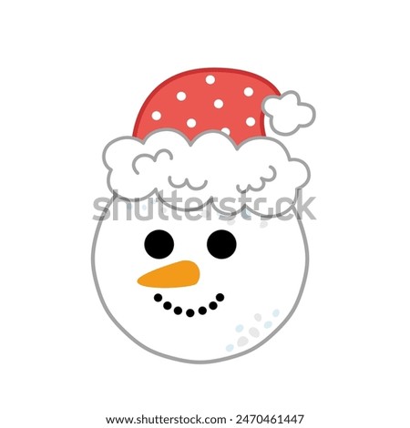 Similar – Image, Stock Photo SNOWMAN Snowman Head