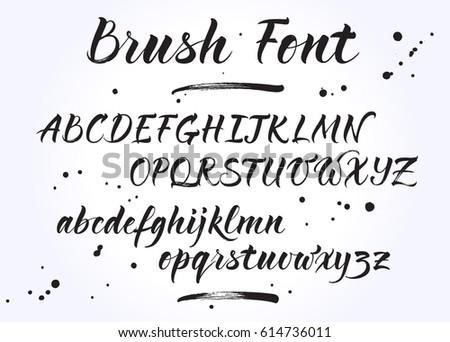 Handwriting Brush Free Photoshop Brushes At Brusheezy