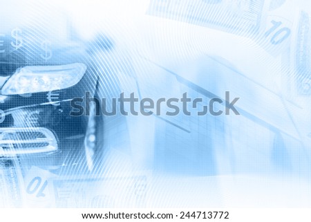 Abstract background. Car insurance concept