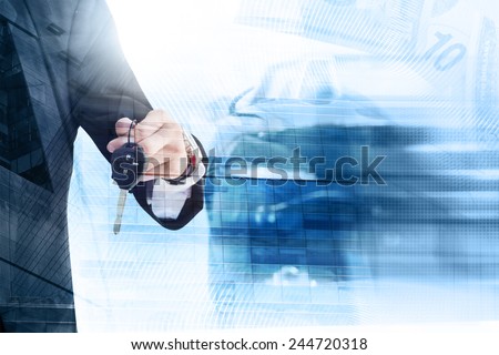 Abstract background. Auto dealership concept