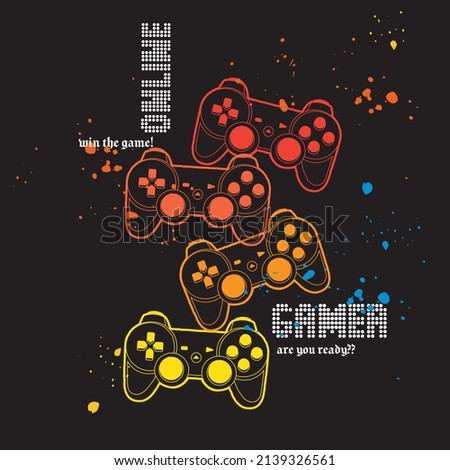 GAMER ARE YOU READY APPAREL BOYS GRAPHIC