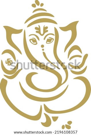 Simple Drawing Of Lord Ganesha | Free download on ClipArtMag