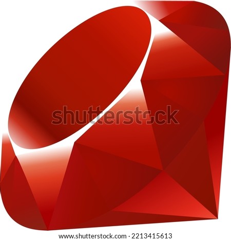 diamond ruby vector art for logos made with simple lines and curves