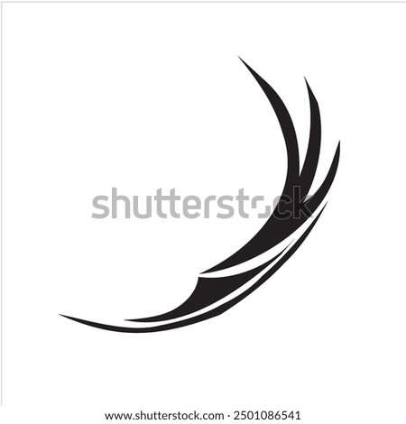 dark wing arch logo design