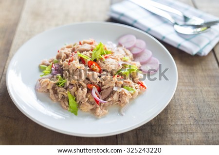 tuna salad Spicy sour taste