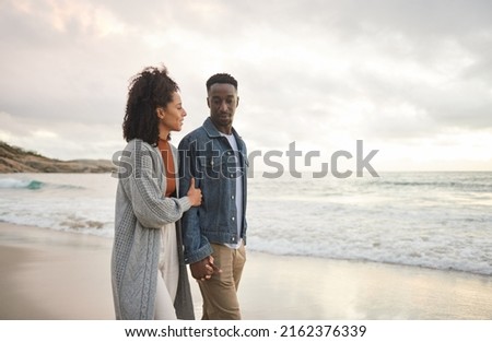 Similar – Image, Stock Photo Romantic loving diverse couple kissing in nature on sunny day