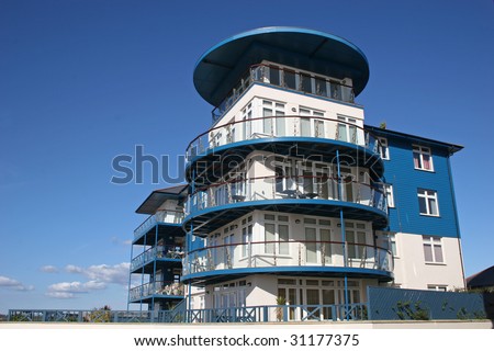 flats with circular balconies