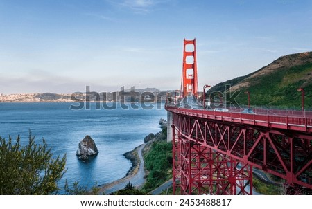 Similar – Image, Stock Photo Pointed gate with view of arcades