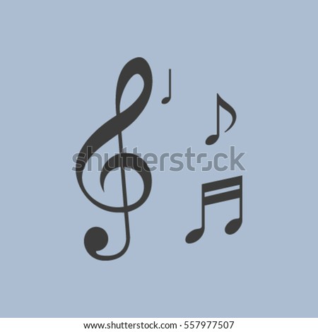 Musical note - Vector icon