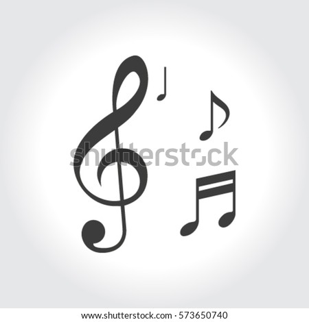 Musical note - Vector icon