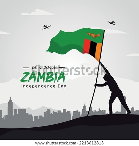 Zambia Independence Day illustration Design