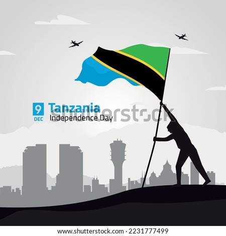 Tanzania Independence Day illustration Design