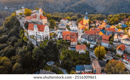 Similar – Image, Stock Photo Polenztal Mountain Village