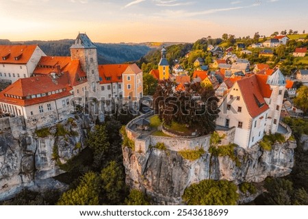 Similar – Image, Stock Photo Polenztal Mountain Village