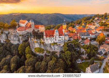 Similar – Image, Stock Photo Polenztal Mountain Village