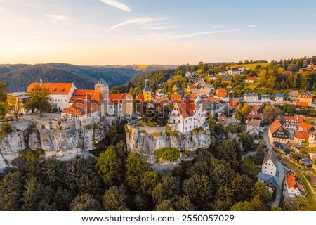 Similar – Image, Stock Photo Polenztal Mountain Village