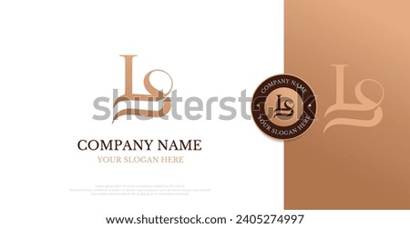 Initial LS Logo Design Vector 