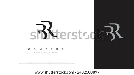 Initial BR Logo Design Vector 