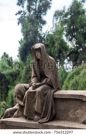 Similar – Image, Stock Photo dear angels Angel Grave