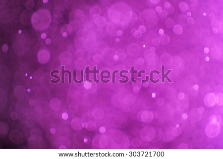 Background bokeh purple  light from the water abstraction