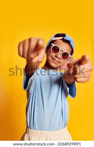Similar – Image, Stock Photo Child with sunglasses