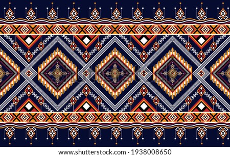 Abstract ethnic geometric pattern,print,border,tradition,ethnic oriental floral seamless pattern,illustration,Gemetric ethnic oriental ikat pattern traditiona