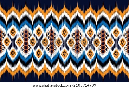 Ikat Indian seamless pattern design for fabric textile. 
Molde patron abstracts . Aztec, boho, geometric, fabric, 
ethnic, ikat, native, tribal, carpet, mandala, African,
American chevron vector.
