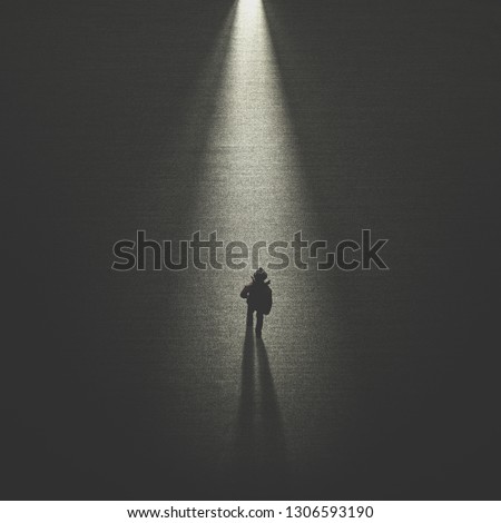 Similar – Image, Stock Photo Shadow of a street lamp on a window closed with a blind, surrounded by green climbing plants / shadow play / living in the greenery