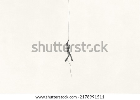 Similar – Image, Stock Photo rope | hope it holds!