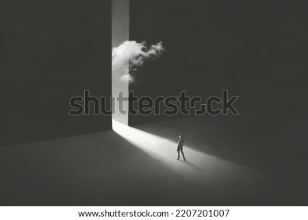 Similar – Image, Stock Photo Tunnel wall Tunnel vision