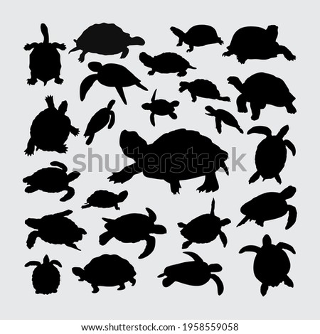 Turtle Silhouette Clipart | Free download on ClipArtMag