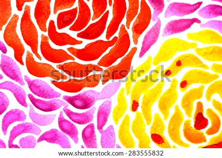 Abstract floral pattern - roses. Backgrounds & textures shop.