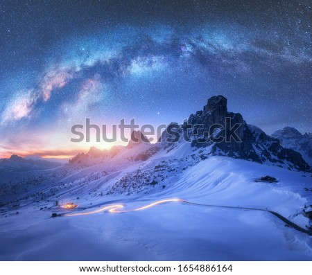 Similar – Image, Stock Photo Way over the hill