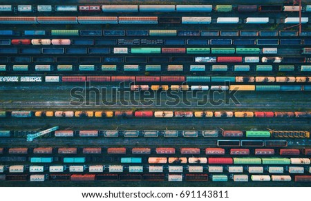 Similar – Image, Stock Photo #Railroad tracks from above