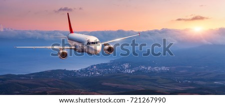 Similar – Image, Stock Photo Mountain over city in Spain