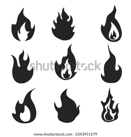 fire,illustration of flames,burning element,set of vector illustration of burning embers.