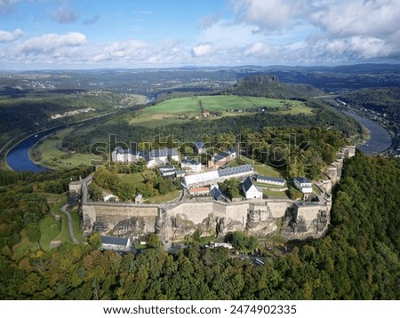 Similar – Foto Bild Lilienstein am Horizont