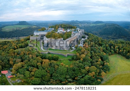 Similar – Foto Bild Lilienstein am Horizont