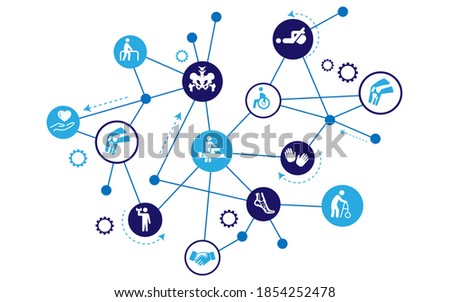 Concepts of orthopedic / physiotherapy treatment, physical therapy